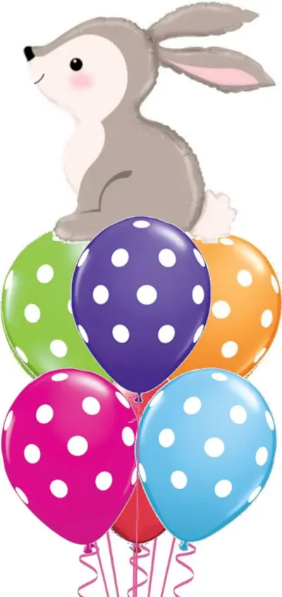 Woodland Bunny Balloon Bouquet