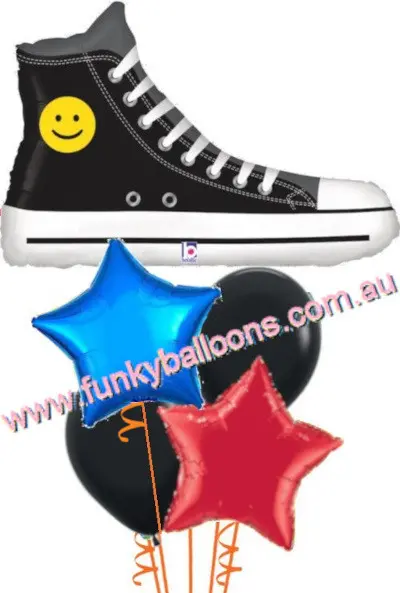 Retro Sneaker Shoe Balloon Bouquet