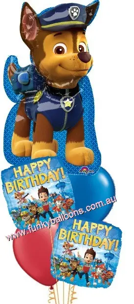 Paw Patrol Chase Birthday Bouquet