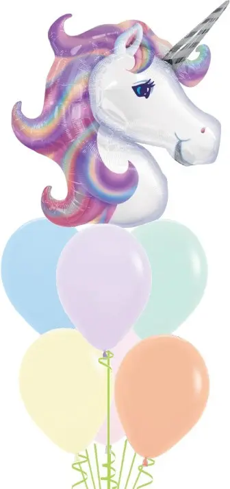 Pastel Unicorn Balloon Bouquet