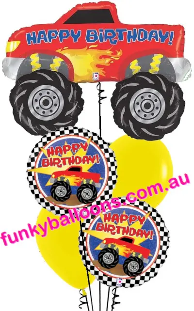 Monster Truck Birthday Bouquet