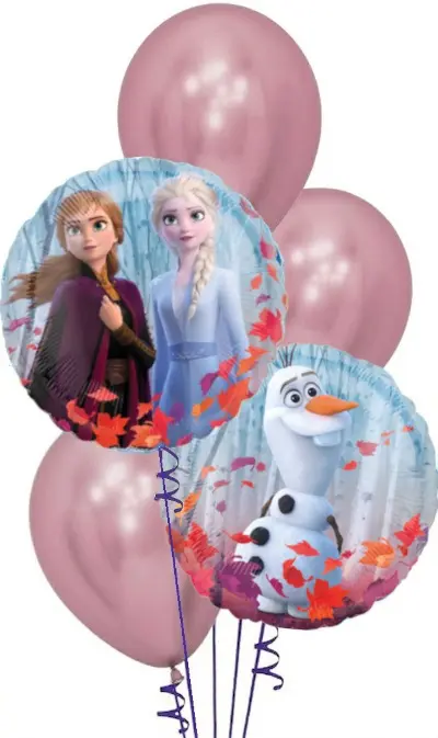 Frozen + Chromes Balloon Bouquet