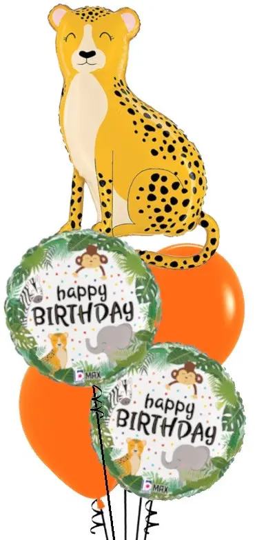 Cheetah Birthday Bouquet