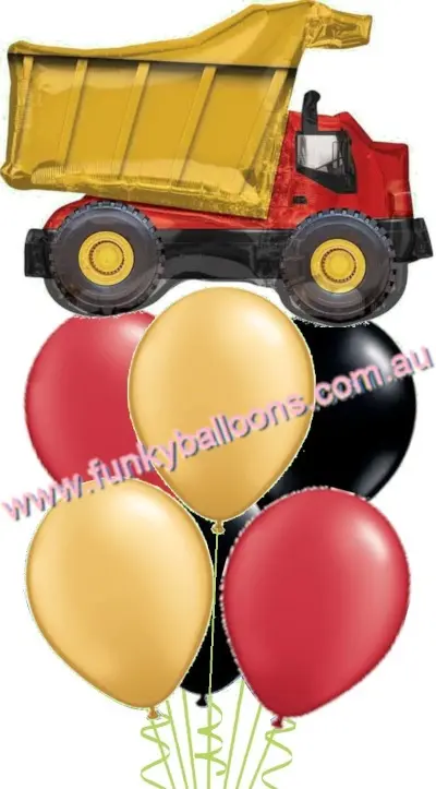 Dump Truck Balloon Bouquet