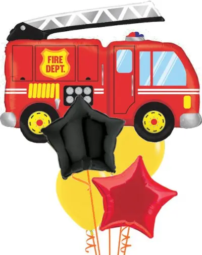Fire Engine + Stars Bouquet