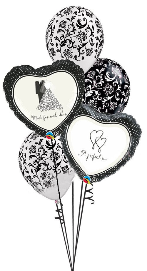 Perfect Pair Damask Bouquet