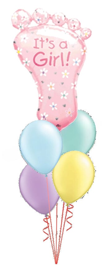 It's A Girl Cute Foot Baby Bouquet