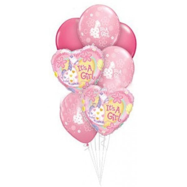It's a Girl Soft Pony Baby Bouquet