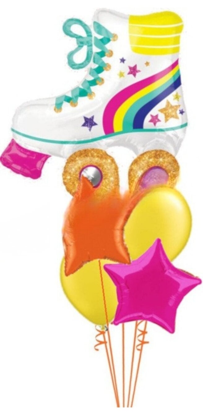 Retro Rollerskate Balloon Bouquet
