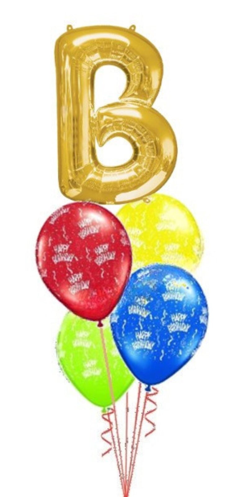 Big Single Letter Birthday (Choose Initial & Colour)