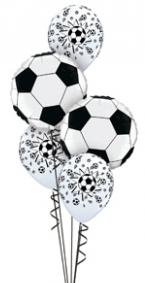 Soccer Balls Balloon Bouquet