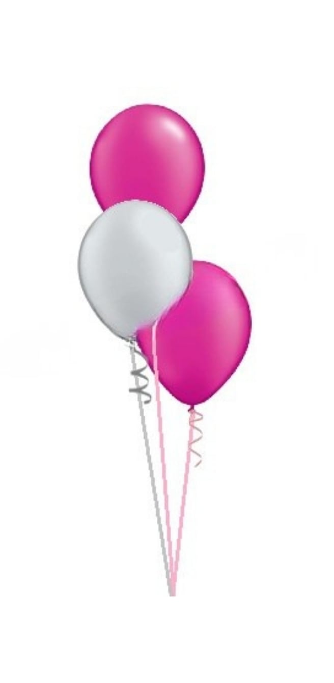 3 Balloon Table Bunch
(Float Time 3+ Days)