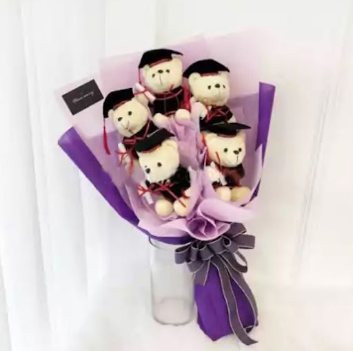 Graduation Bouquet 07 (8pcs Bear)