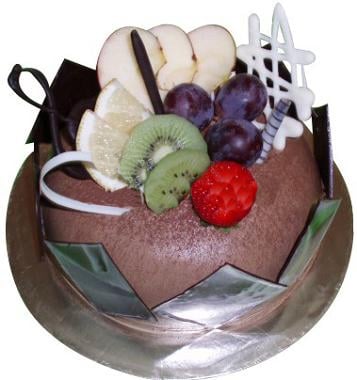 Chocolate Delight with Flower Hand Bouquet (Half Kg)