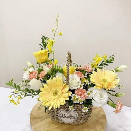 Mother's Day Flower Basket 03