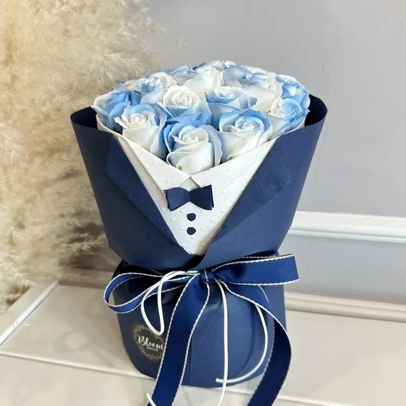 The Gentleman’s Shirt Soap Rose Bouquet