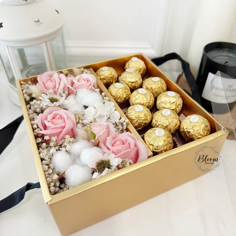 Sweet Moments Floral Chocolate Gift Box