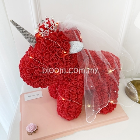 Red Rose Unicorn