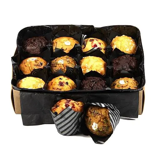 12 Assorted Muffins Basket