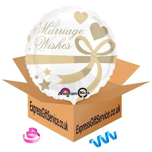 Marriage Wishes Standard Foil Balloon