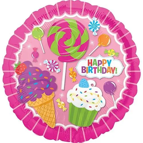 Sweet Shop Birthday Standard Foil Balloon