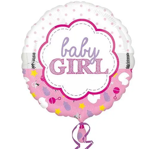 Baby Girl Scallop Balloon