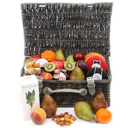 Gourmet Cheese and Fruit Hamper