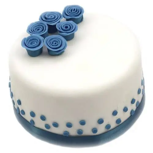 Blue Rose Cake
