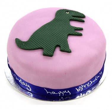 Dinosaur Birthday Cake (7 Inch Dinosaur Birthday Cake)