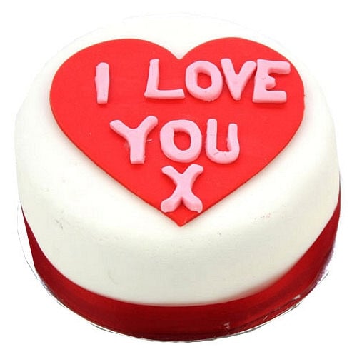 I Love You Heart Cake (7 Inch)