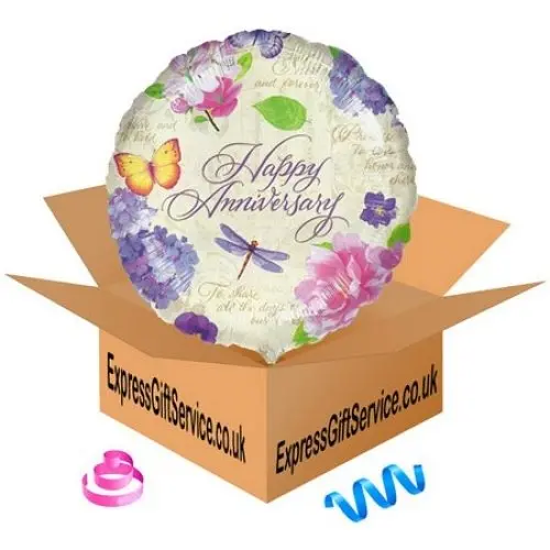 Anniversary Floral Balloon