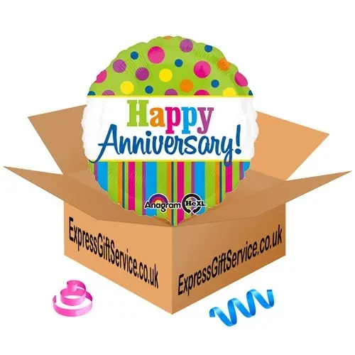 Bright Anniversary Foil Balloon