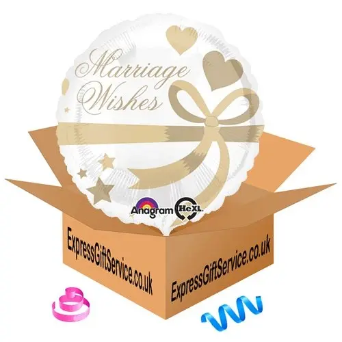 Marriage Wishes Standard Foil Balloon