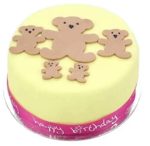 TINY TEDDIES CAKE (7 Inch Tiny Teddies Cake)