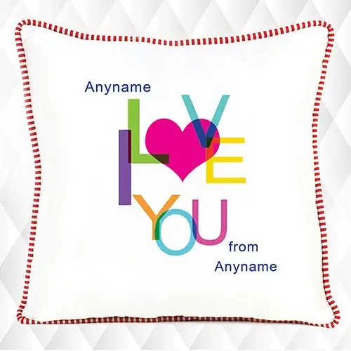 I love you-Personalised cushion