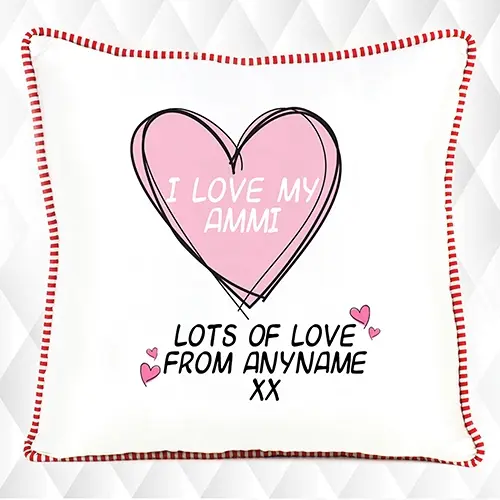 I Love my Ammi - Personalised Cushion