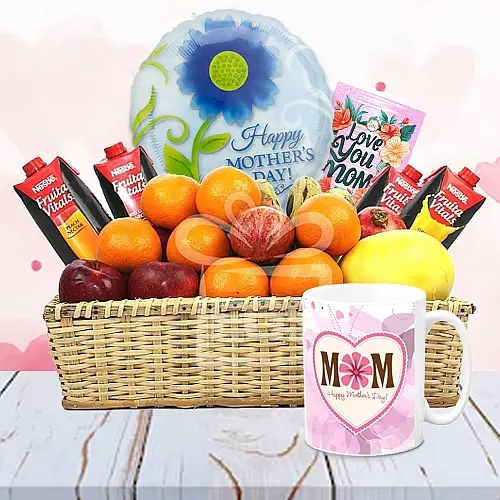 Happy Mothers Day Fresh Fruits Combo
