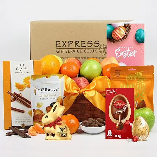 Easter Chocolate Nuts Fresh Fruit Hamper