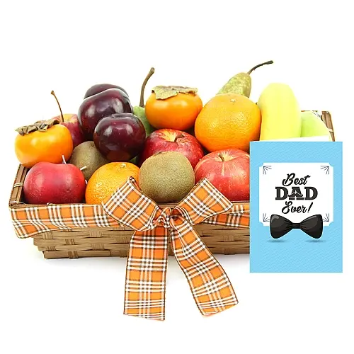 Fathers Day Deluxe Indulgence Fruit Basket