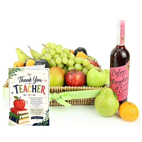 Thank You Teacher Fruit Splash Basket