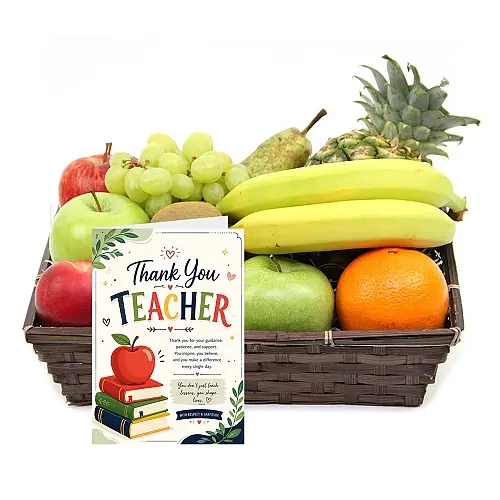 Thank You Teacher Smiths Fruit Basket