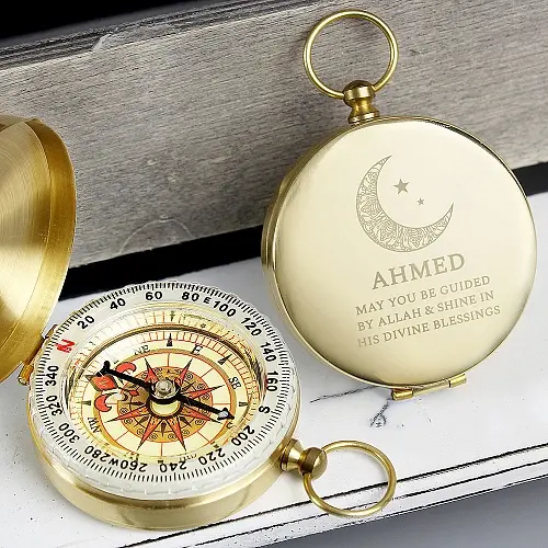 Personalised Eid and Ramadan Keepsake Compass