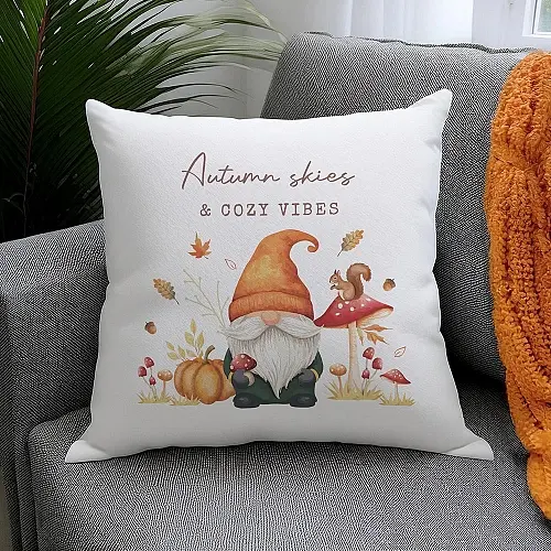 Personalised Autumn Gonk Cushion