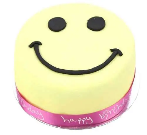 Smiley Celebration Cake For Girl