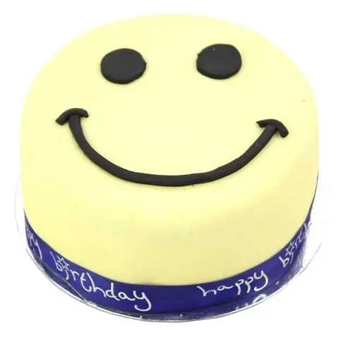 Smiley Celebration Cake For Boy