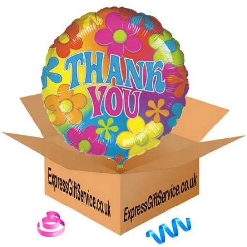 Retro Thank You Balloon