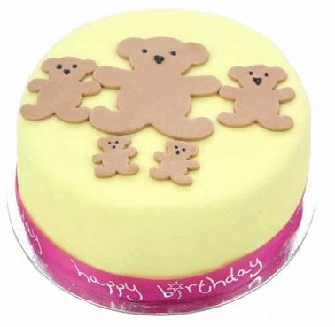 Tiny Teddies Cake (8 Inch Tiny Teddies Cake)