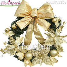Gold Christmas Wreath