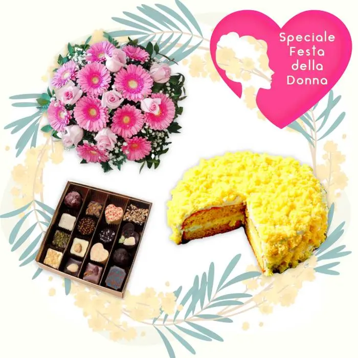 Bouquet Torta e Cioccolatini