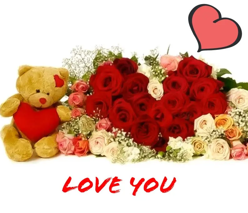 Orsacchiotto e Rose